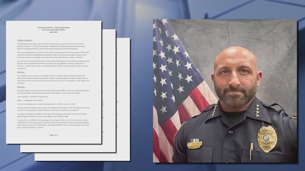 Former police chief accused of misconduct